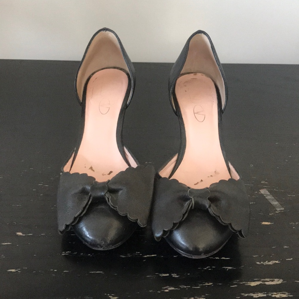 REDValentino Black Bow Heels